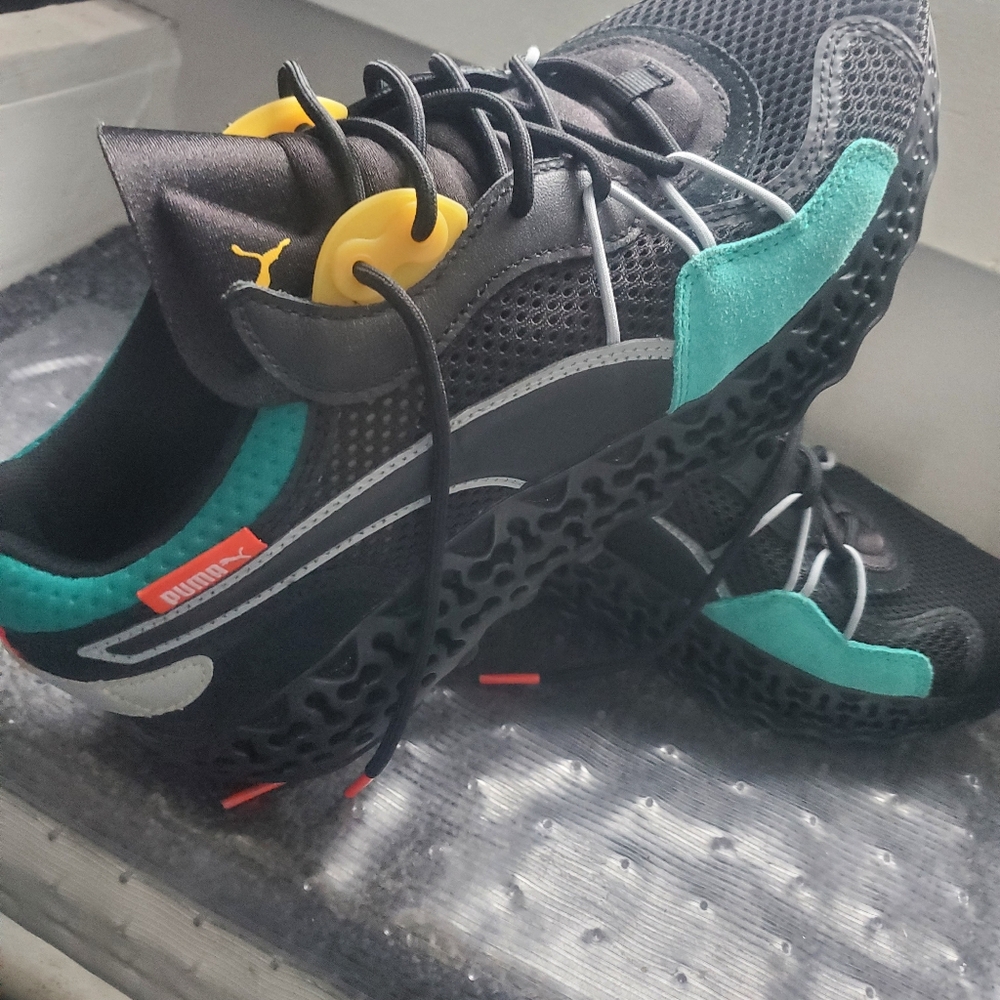 PUMA Calibrate Restored Tron Black Parasailing Shoes Men's 8